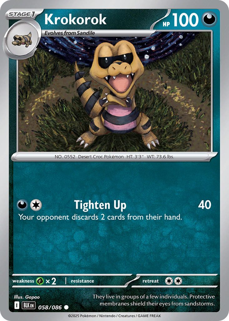 Krokorok - Black Bolt SET-58