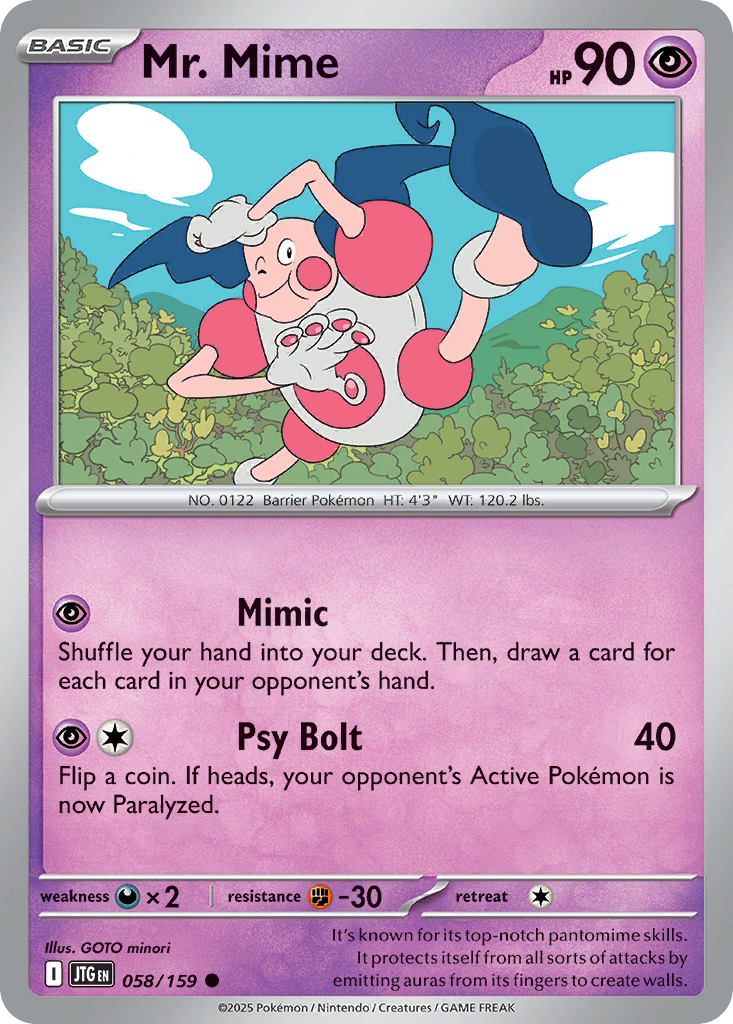 Mr. Mime - Journey Together SET-58