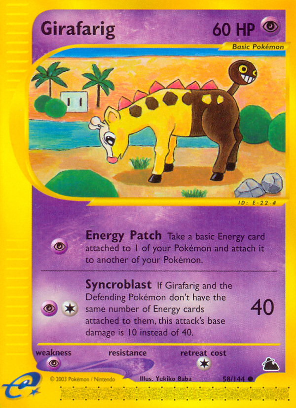 Girafarig - Skyridge SET-58