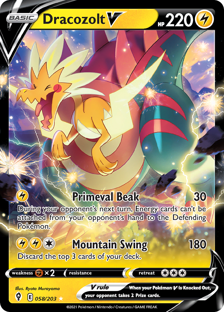 Dracozolt V - Evolving Skies SET-58