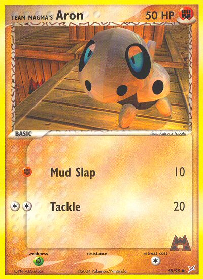 Team Magma's Aron - Team Magma vs Team Aqua SET-58