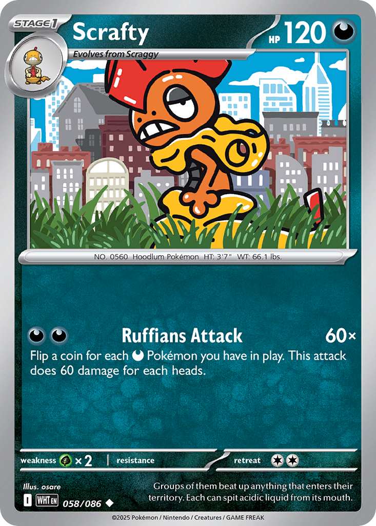 Scrafty - White Flare SET-58