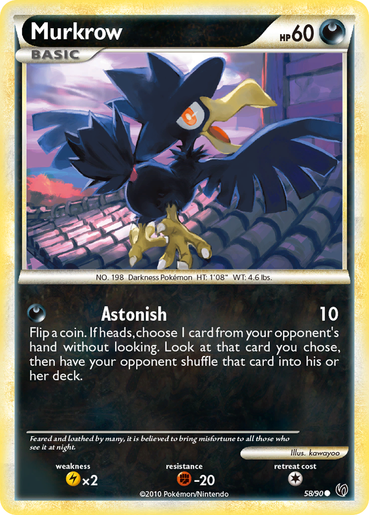 Murkrow - HS Undaunted SET-58