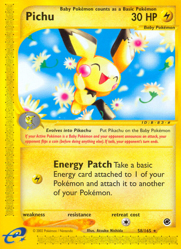 Pichu - Expedition Base Set SET-58