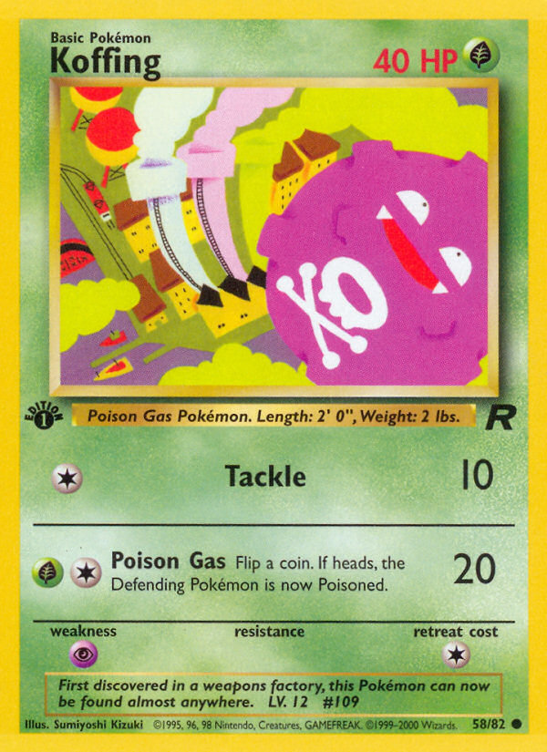 Koffing - Team Rocket SET-58