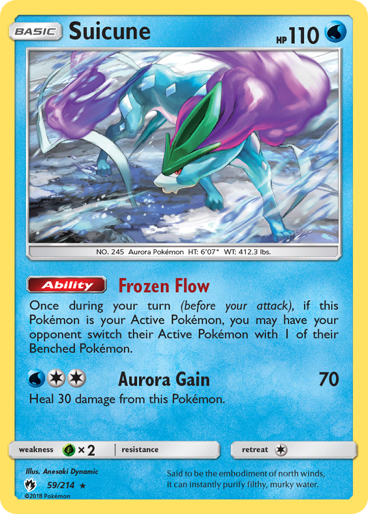 Suicune - Lost Thunder SET-59