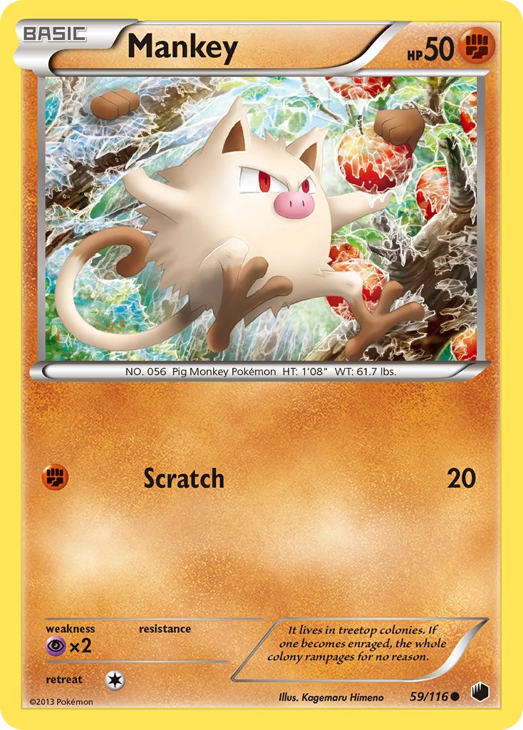 Mankey - Plasma Freeze SET-59