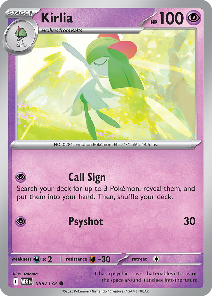 Kirlia - Mega Evolution SET-59