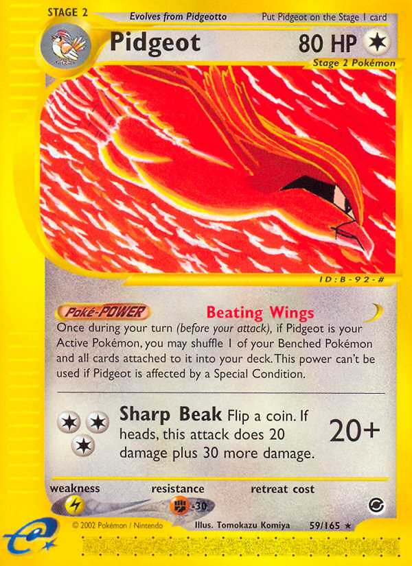 Pidgeot - Expedition Base Set SET-59
