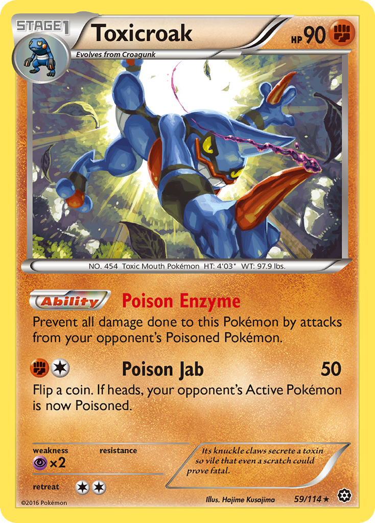 Toxicroak - Steam Siege SET-59