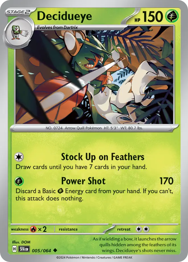 Decidueye - Shrouded Fable SET-5