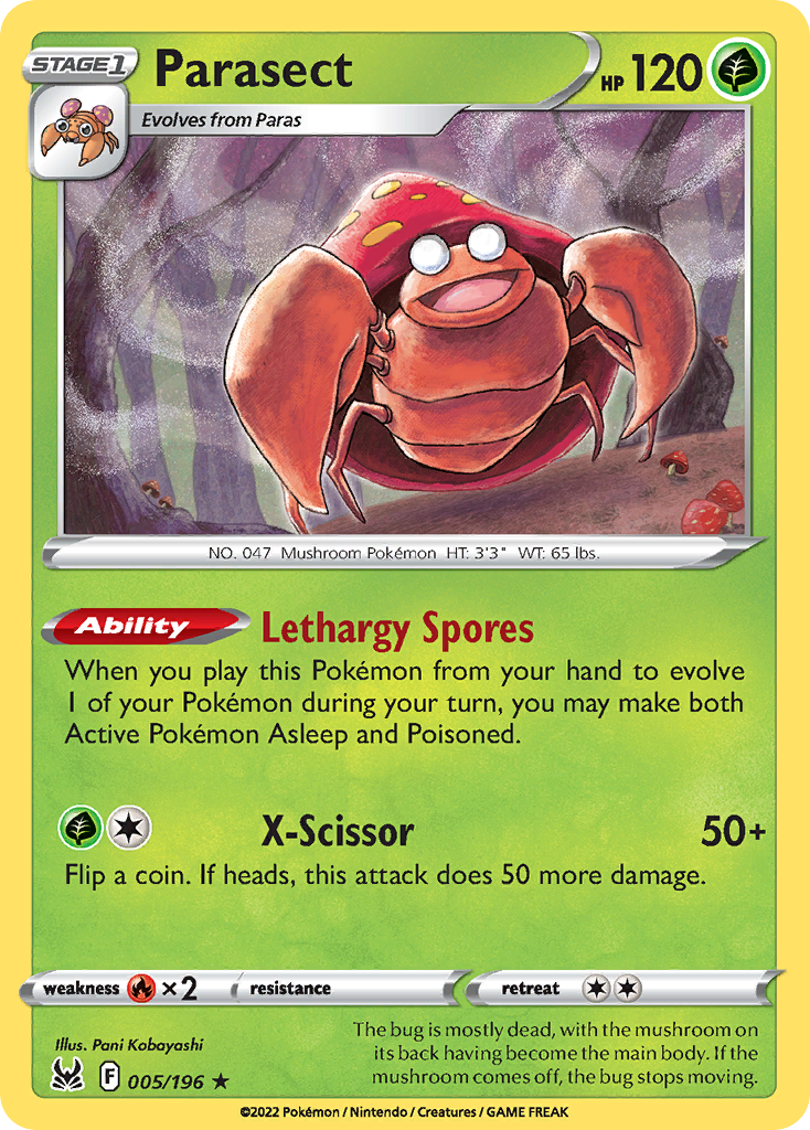 Parasect - Lost Origin SET-5
