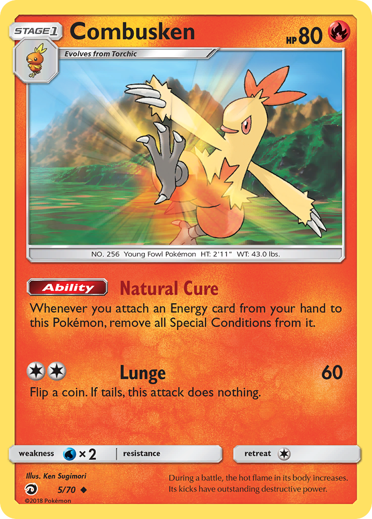 Combusken - Dragon Majesty SET-5