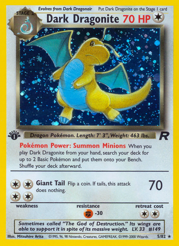 Dark Dragonite - Team Rocket SET-5