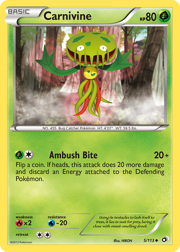 Carnivine - Legendary Treasures SET-5