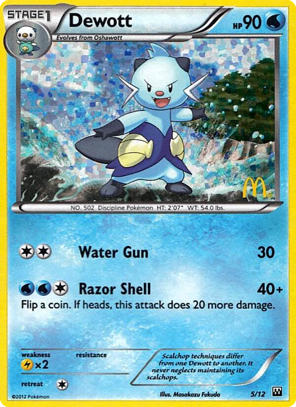 Dewott - McDonald's Collection 2012 SET-5