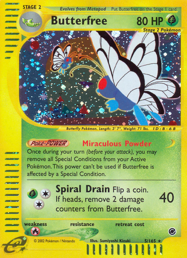 Butterfree - Expedition Base Set SET-5