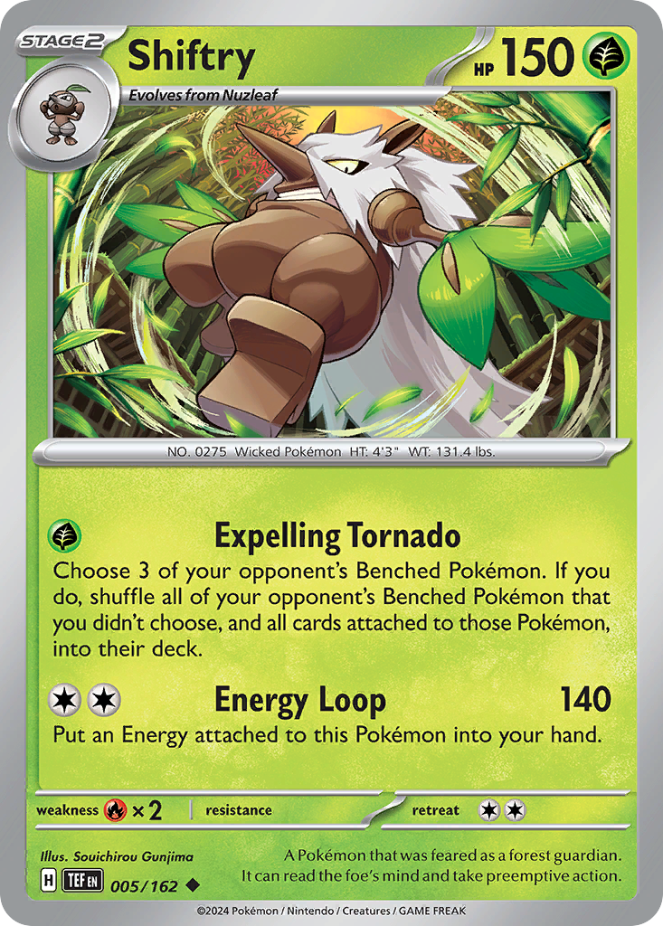 Shiftry - Temporal Forces SET-5