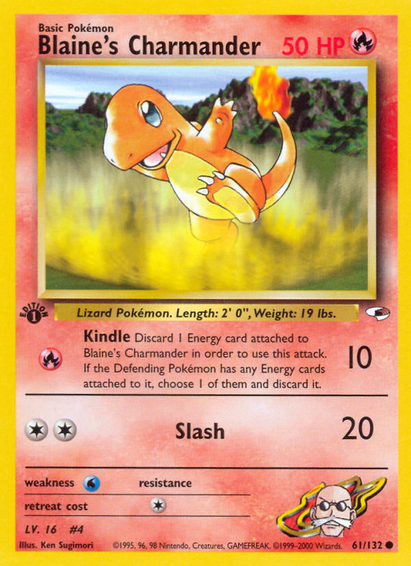 Blaine's Charmander - Gym Heroes SET-61