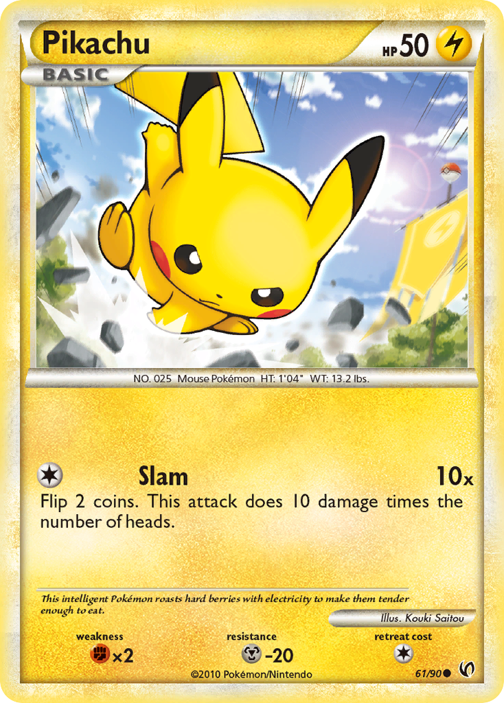 Pikachu - HS Undaunted SET-61