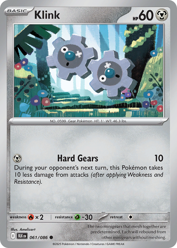 Klink - Black Bolt SET-61