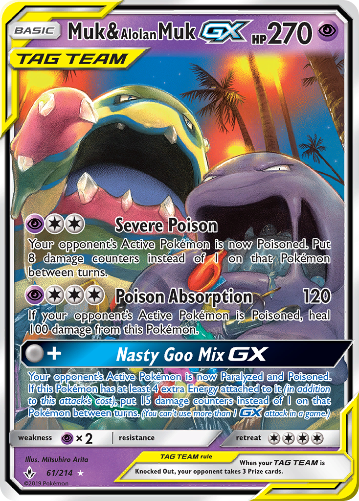 Muk & Alolan Muk-GX - Unbroken Bonds SET-61