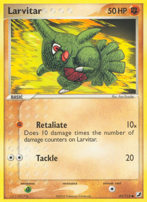 Larvitar - Unseen Forces SET-61