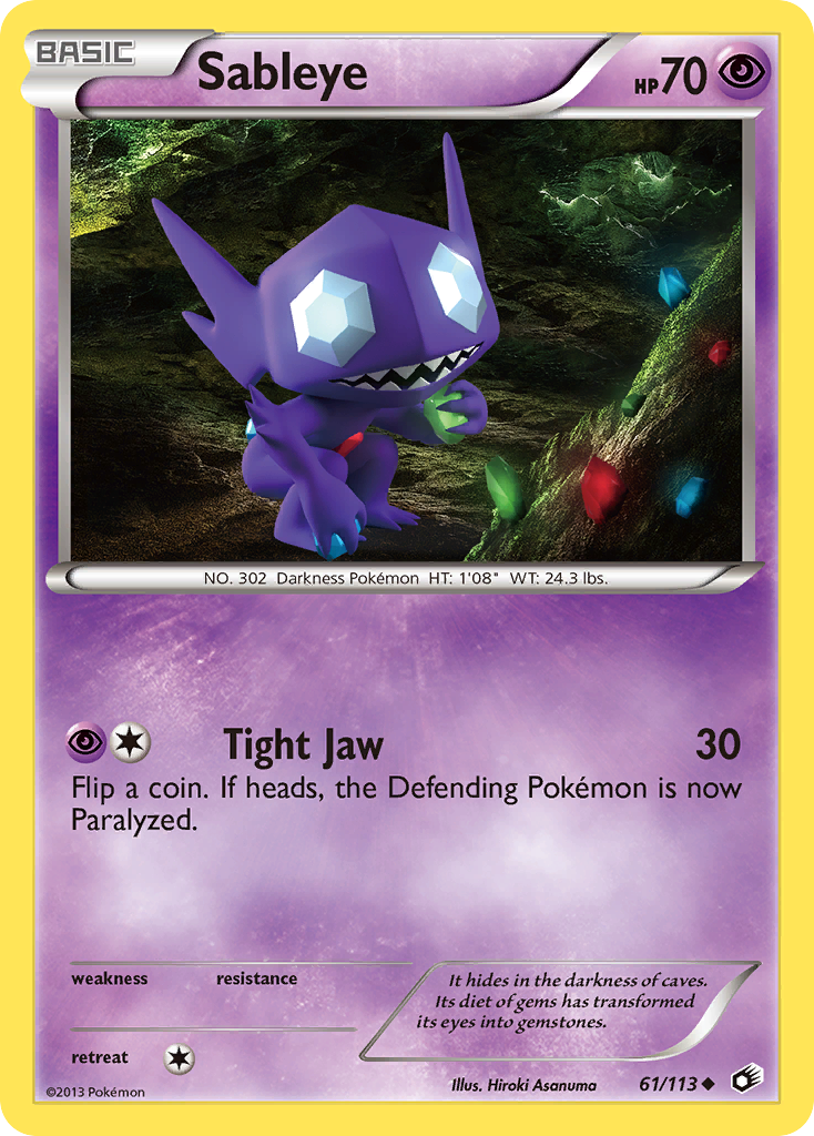 Sableye - Legendary Treasures SET-61