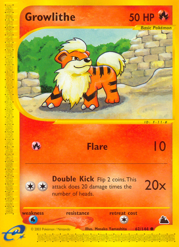 Growlithe - Skyridge SET-62