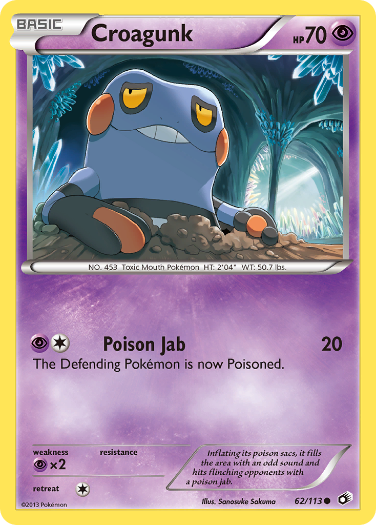 Croagunk - Legendary Treasures SET-62