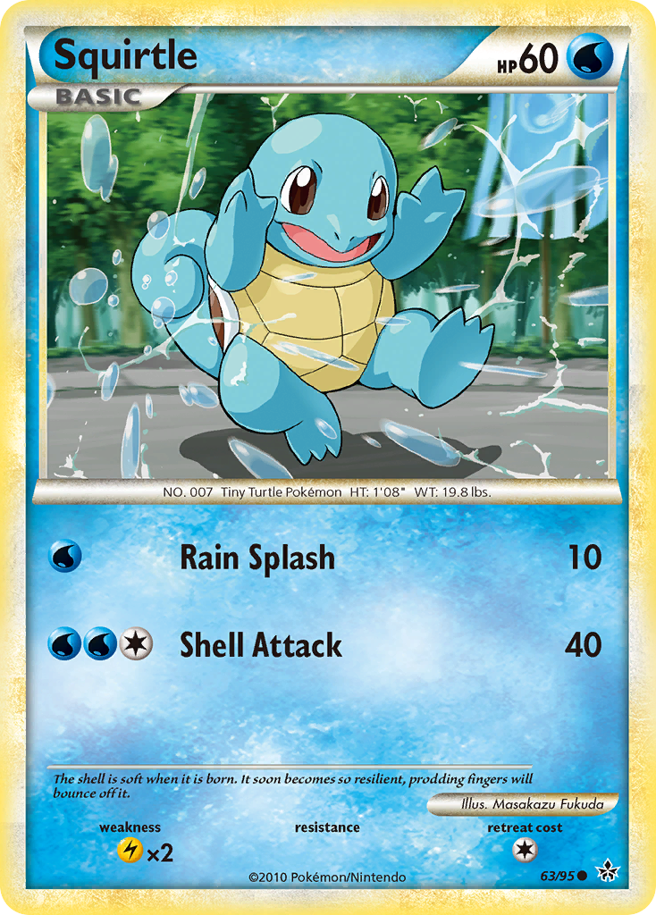 Squirtle - HS Unleashed SET-63