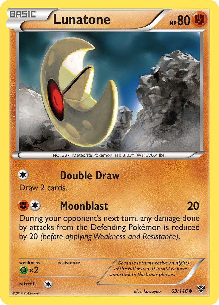 Lunatone - XY SET-63