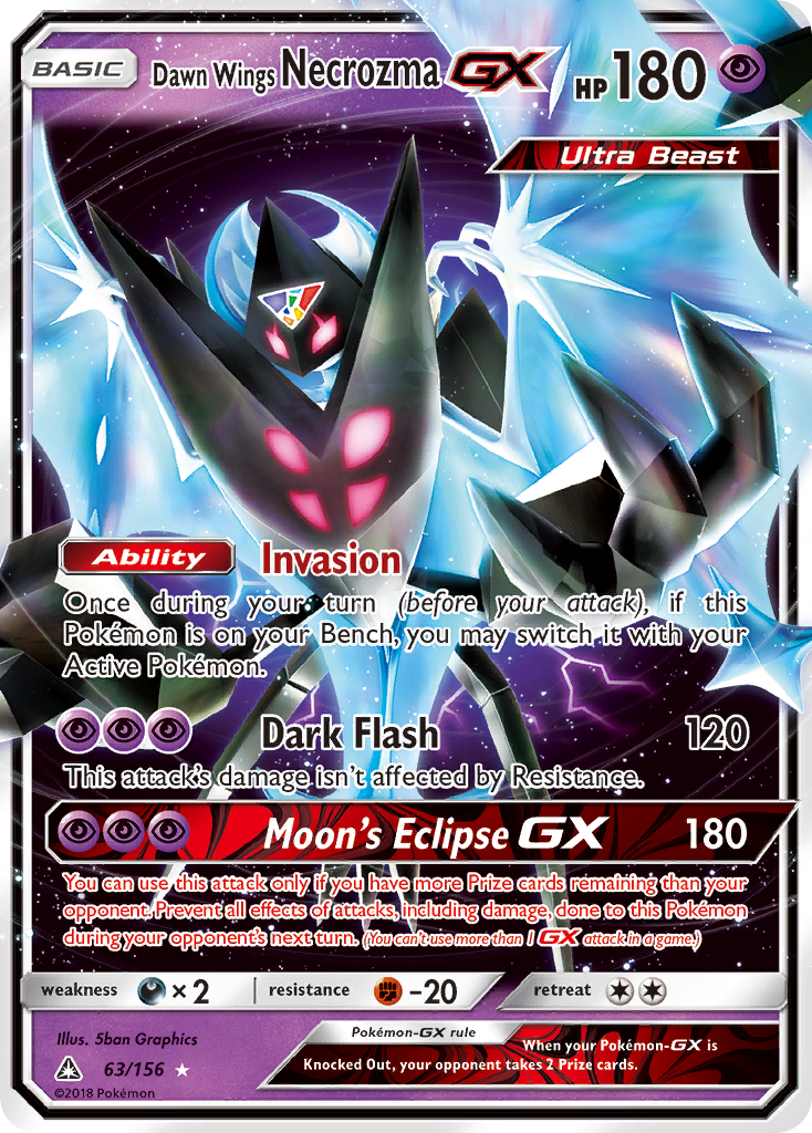 Dawn Wings Necrozma-GX - Ultra Prism SET-63