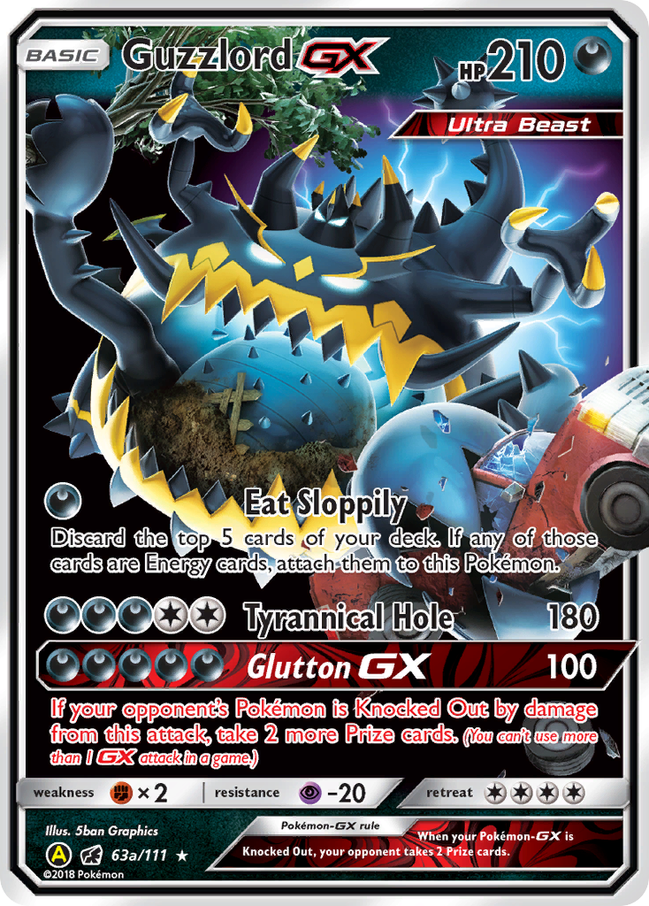 Guzzlord-GX - Crimson Invasion SET-63a