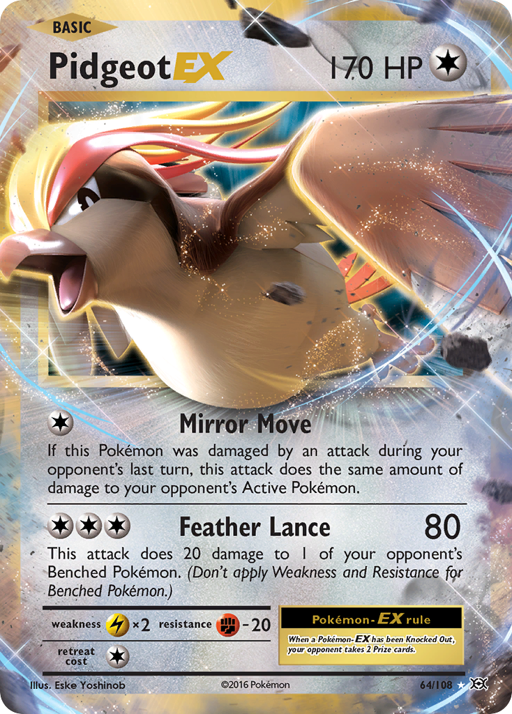 Pidgeot-EX - Evolutions SET-64