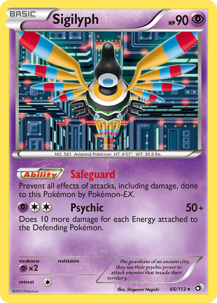 Sigilyph - Legendary Treasures SET-66