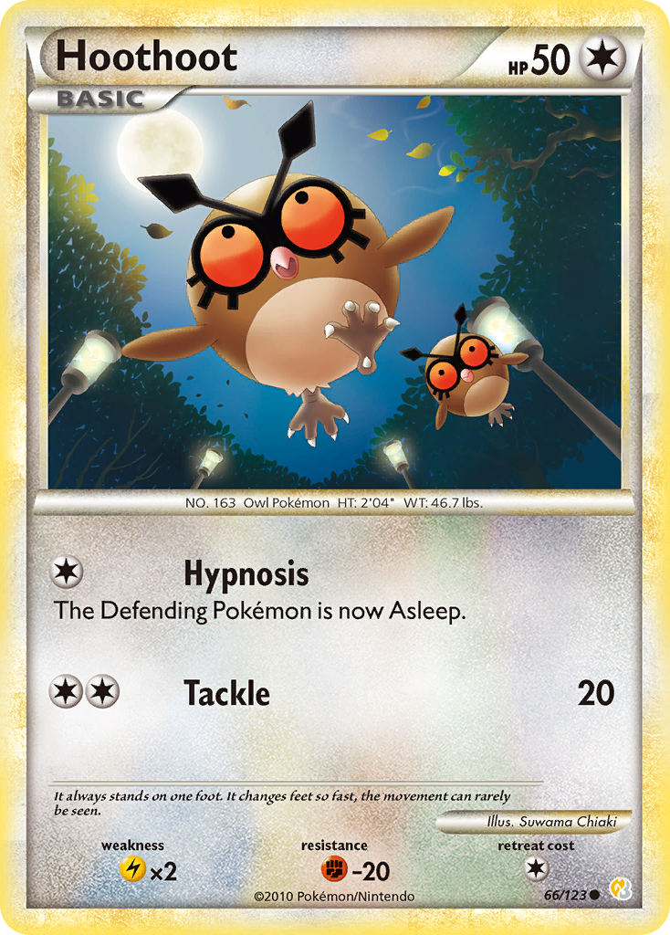 Hoothoot - HeartGold & SoulSilver SET-66