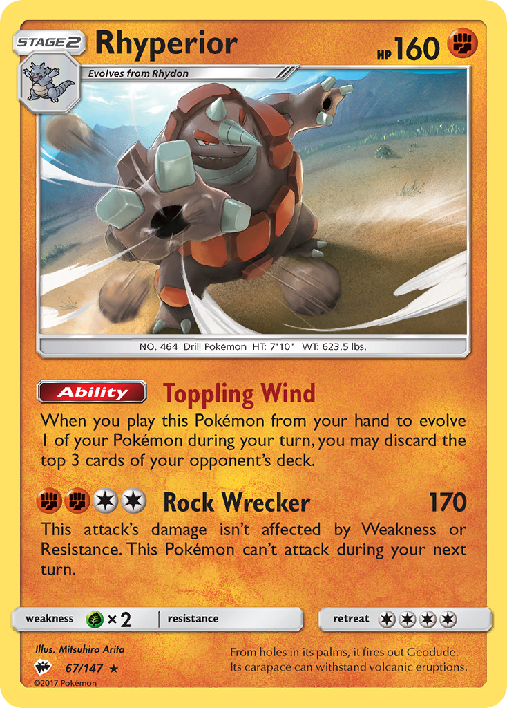 Rhyperior - Burning Shadows SET-67