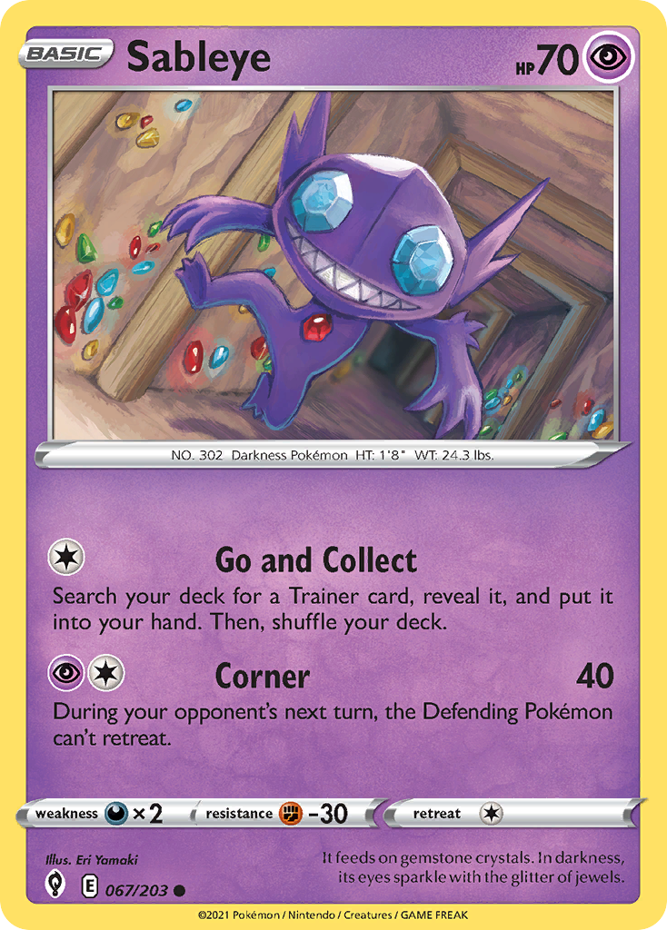 Sableye - Evolving Skies SET-67