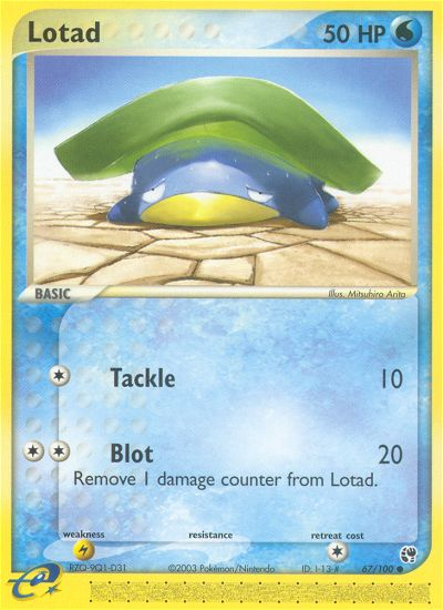 Lotad - Sandstorm SET-67