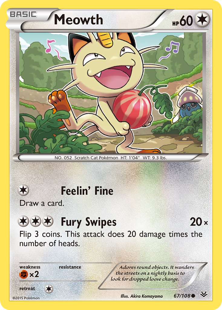 Meowth - Roaring Skies SET-67