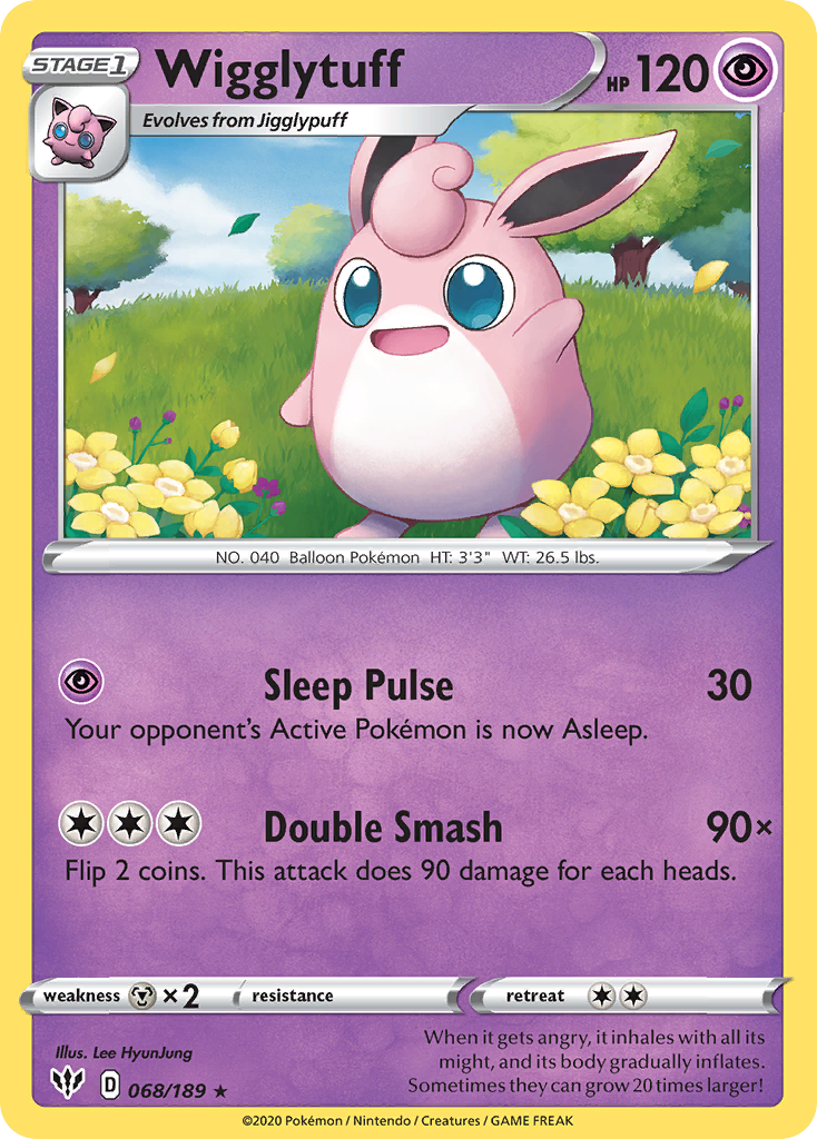 Wigglytuff - Darkness Ablaze SET-68