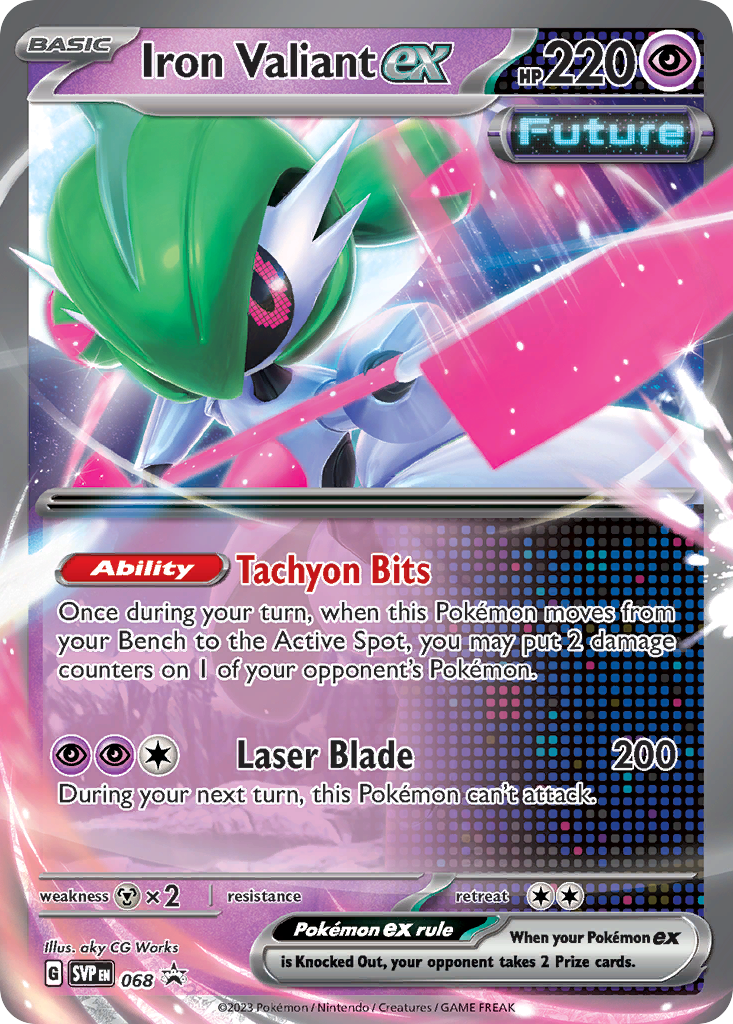 Iron Valiant EX - Scarlet & Violet Black Star Promos SET-68