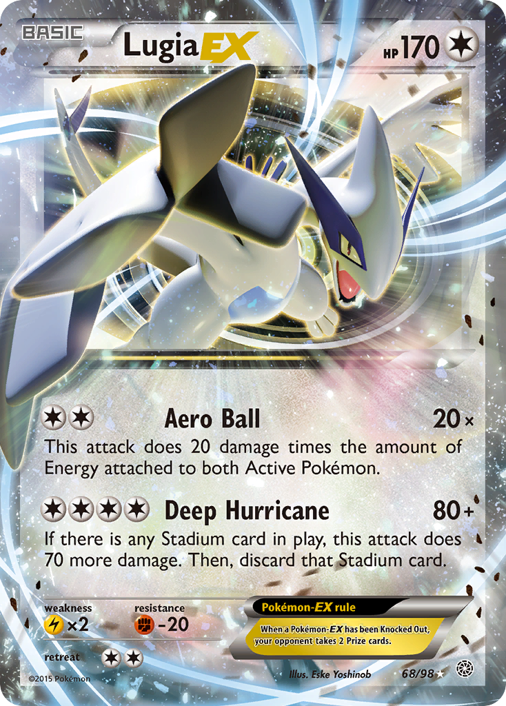 Lugia-EX - Ancient Origins SET-68
