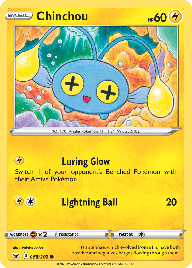 Chinchou - Sword & Shield SET-68