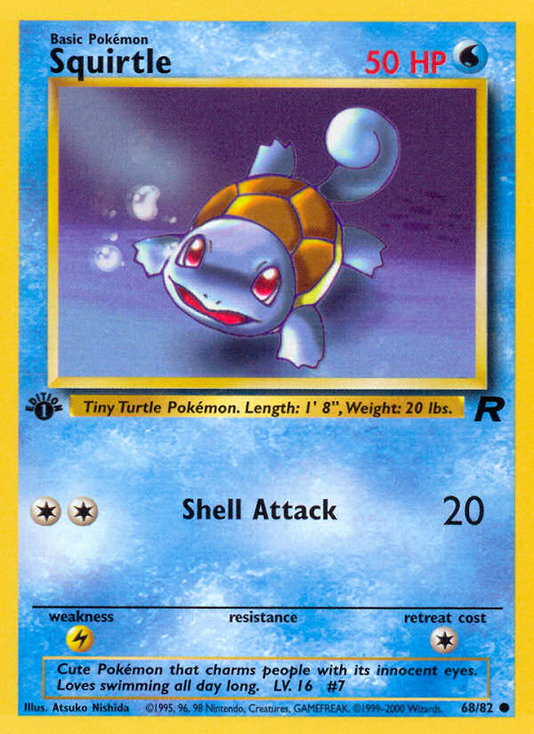 Squirtle - Team Rocket SET-68