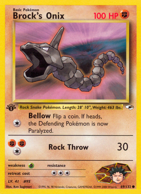 Brock's Onix - Gym Heroes SET-69