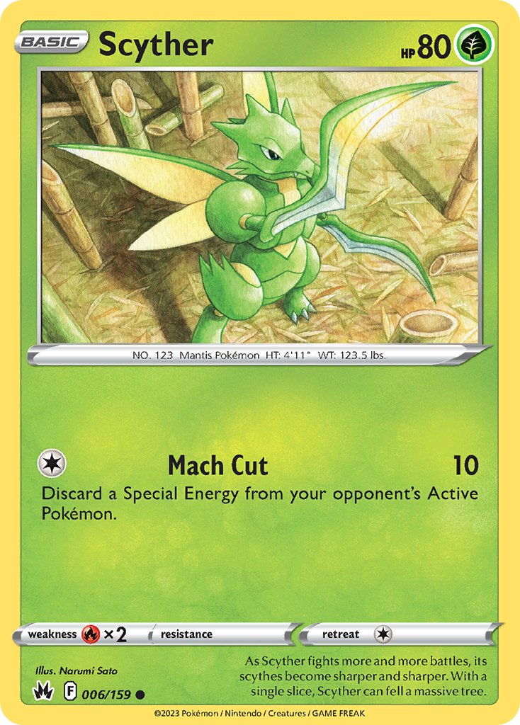 Scyther - Crown Zenith SET-6