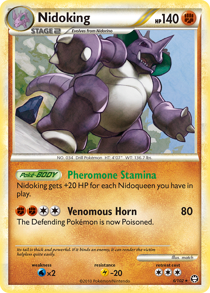 Nidoking - HS Triumphant SET-6