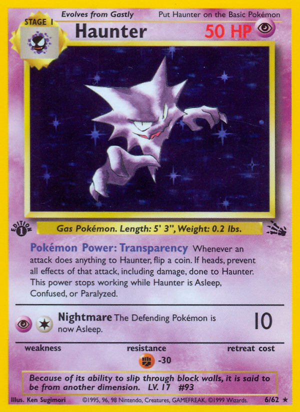 Haunter - Fossil SET-6